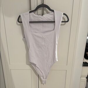 Zara White Tank Bodysuit